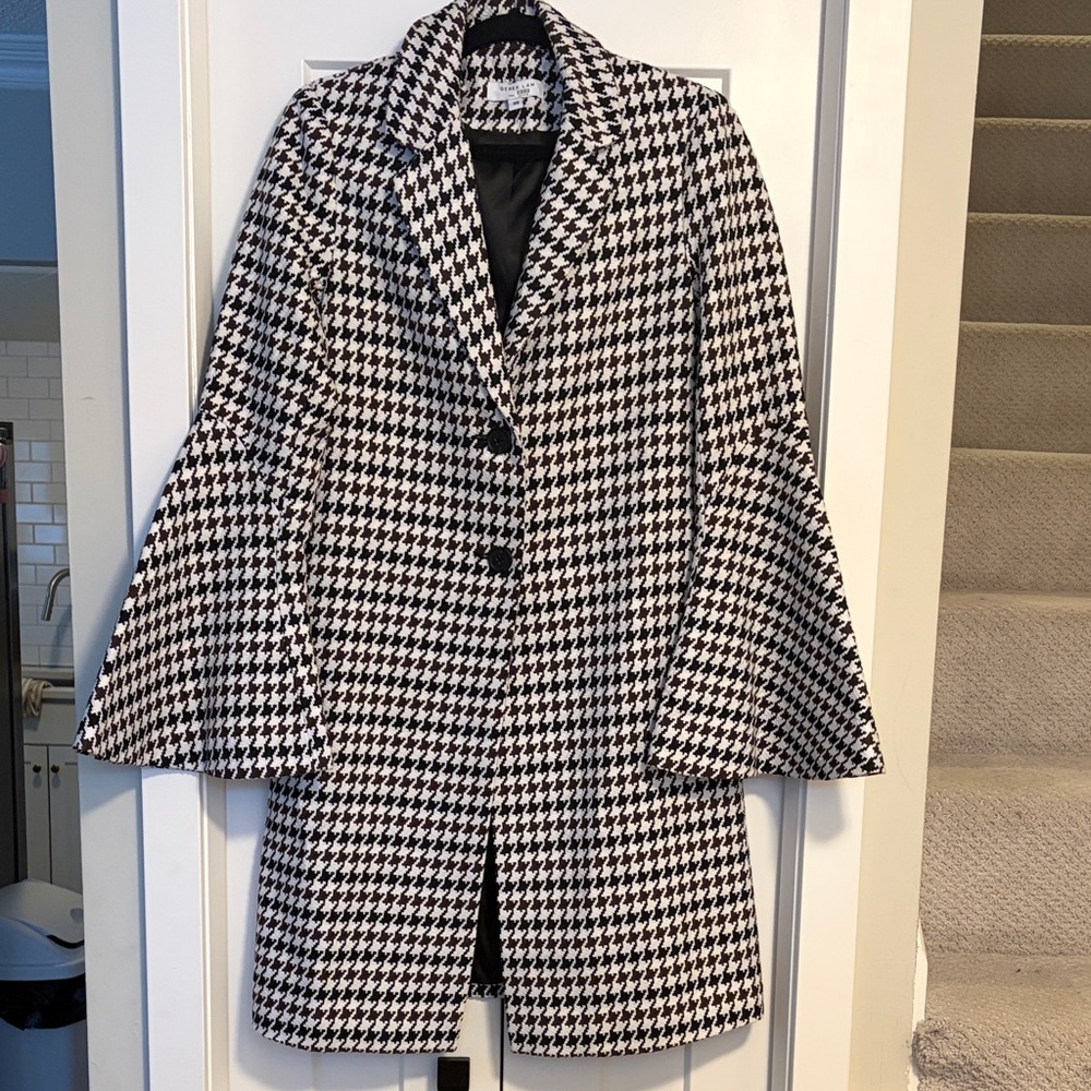 Derek Lam Black/Brown Houndstooth Jacket